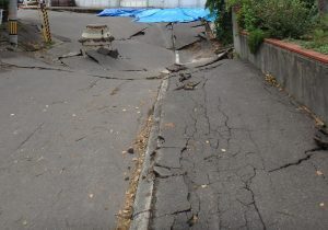 地震による液状化現象